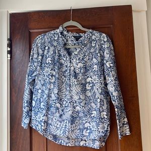 J. Crew patterned top. Size 2P